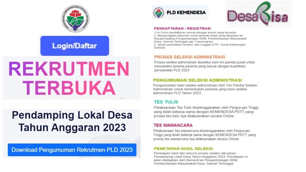 Cek Domisili Kalian, Ini Salah Satu Persyaratan Rekrutmen Pendamping Desa 2025