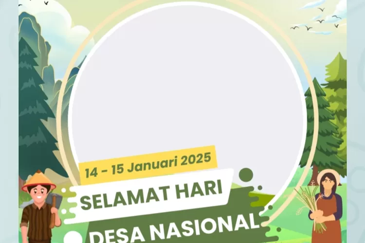 5 Link Twibbon Hari Desa Nasional 2025