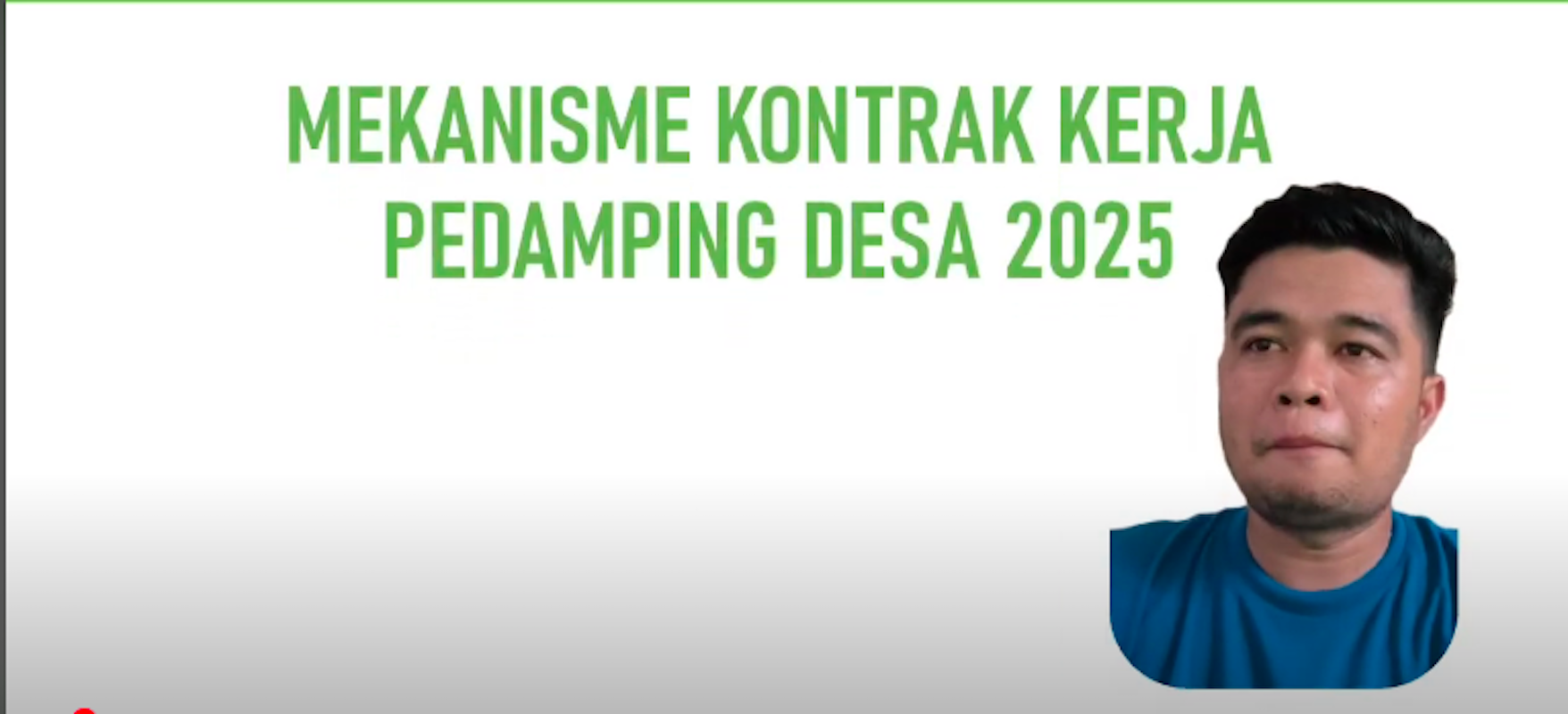 Rekrutmen Pendamping Desa 2025