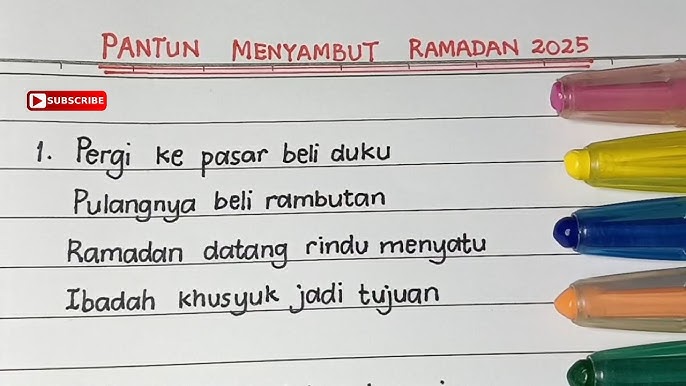 pantun ramadhan 2025