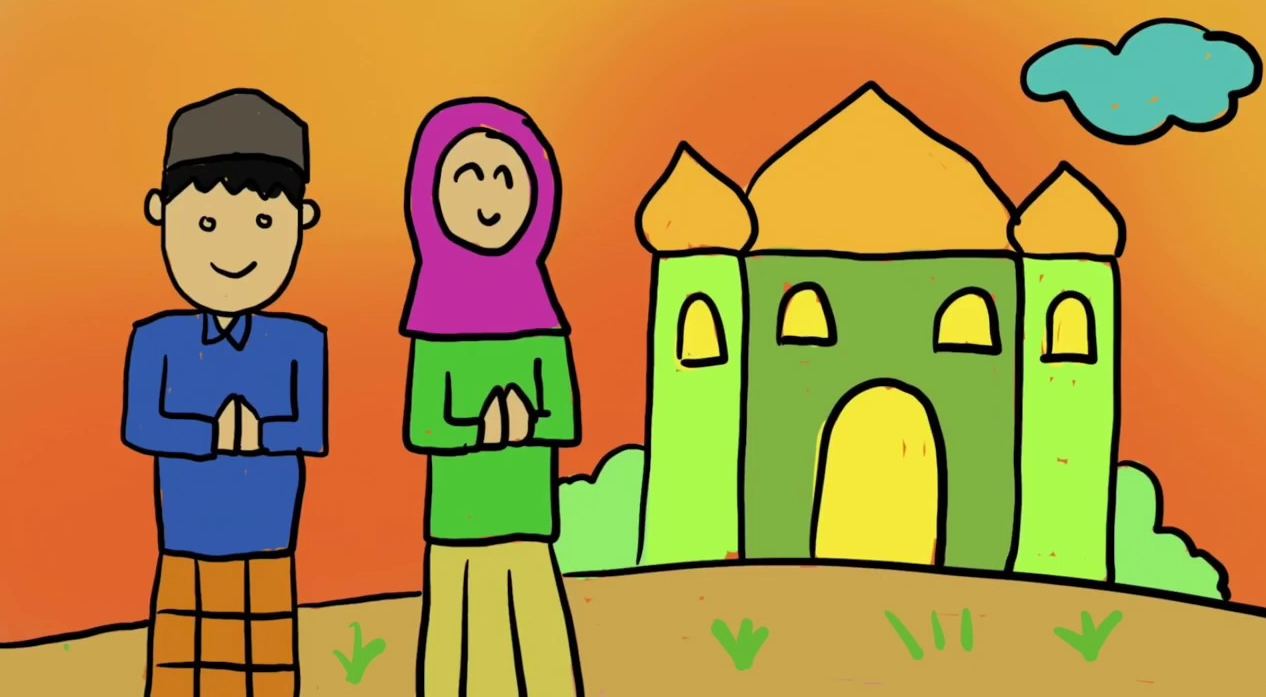 Gambar Tema Ramadhan Simple untuk Anak SD SMP Terbaru 2025 PNG HD