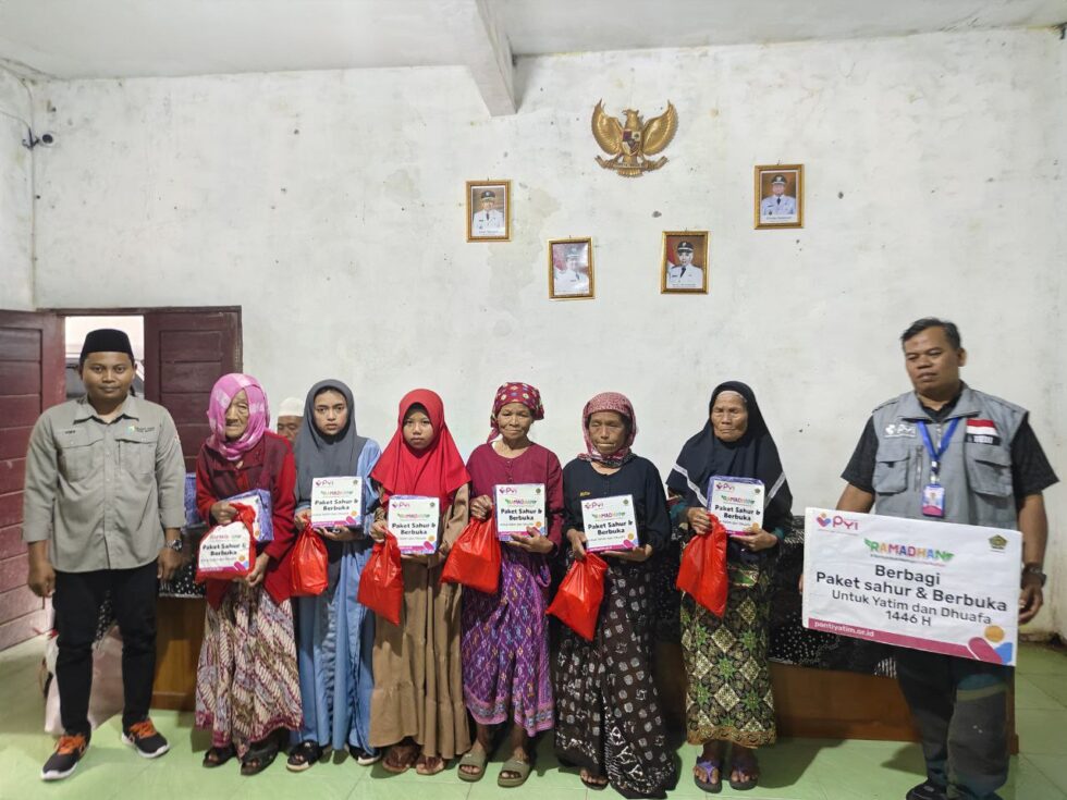 Laznas PYI Salurkan Paket Sahur dan Buka Puasa Gratis untuk Yatim dan Dhuafa di Garut