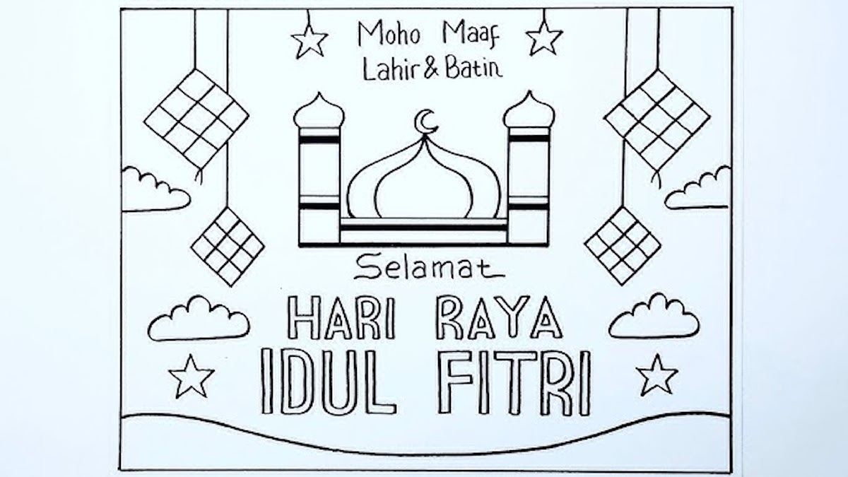 Poster Idul Fitri 2025 PNG JPG HD