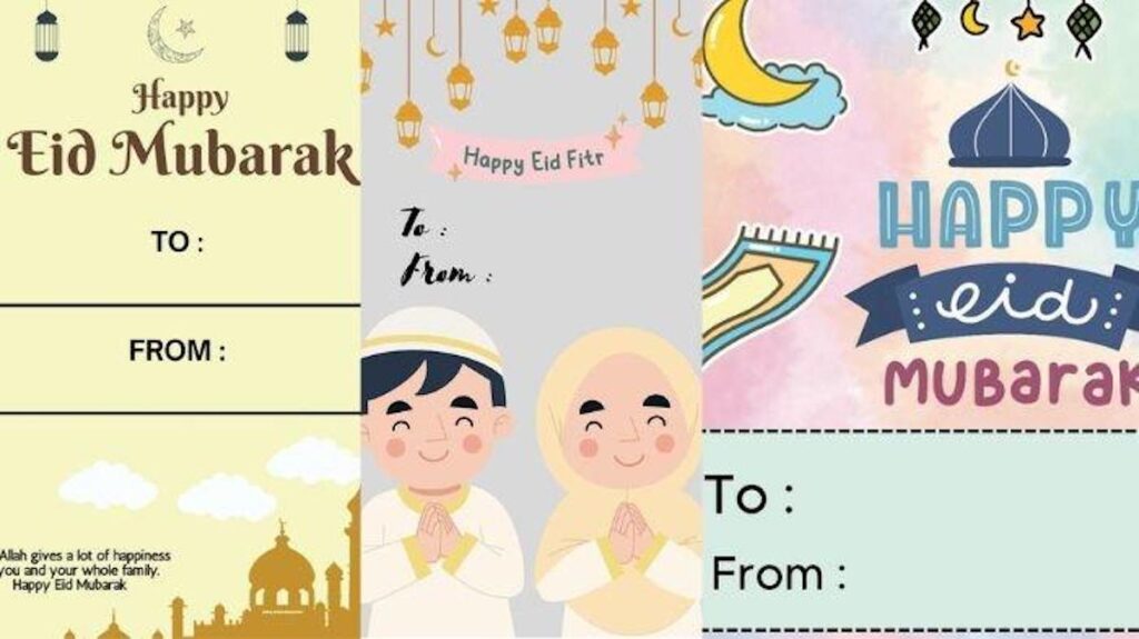 Kartu Ucapan Lebaran 2025 Kreatif,