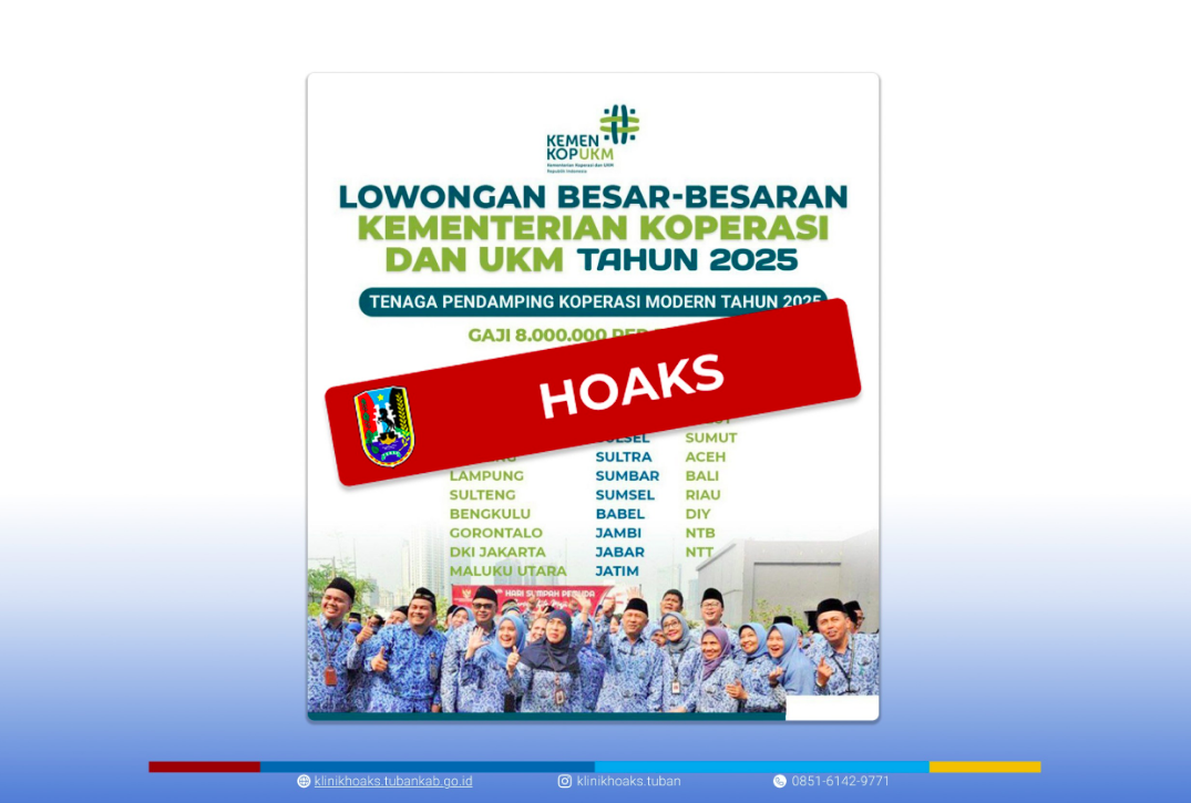 Rekrutmen Pegawai Koperasi Desa Merah Putih Gaji 5-8 Juta Dibuka: Fakta atau Hoax?