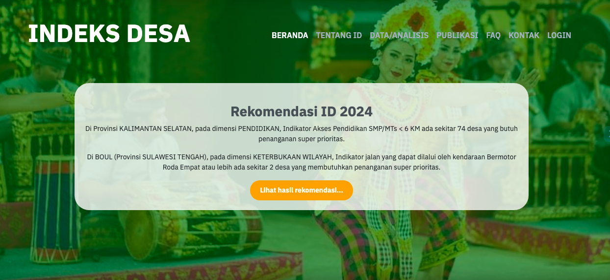 Cara Menghitung Indeks Desa 2025 Status Tertinggal, Maju, Mandiri