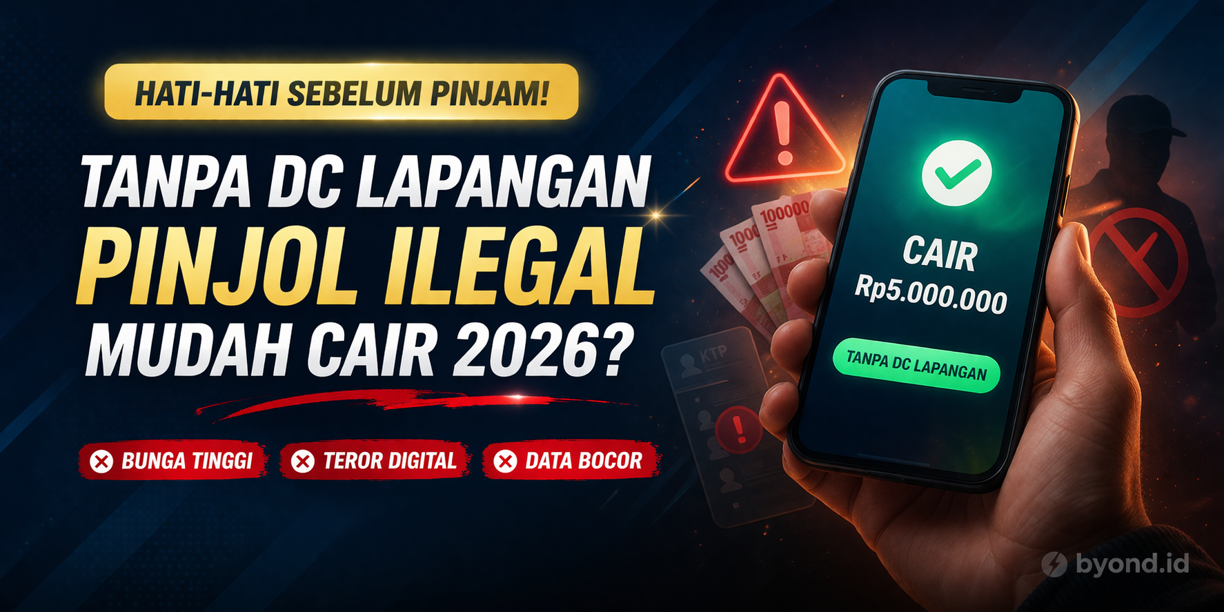 Tanpa DC Lapangan Pinjol Ilegal Mudah Cair 2026